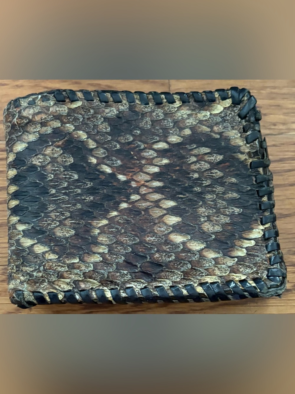 Rattlesnake Skin Bi-Fold Wallet